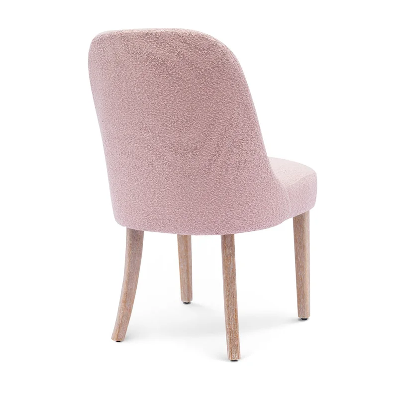 Water and Stain Resistant Boucle Polyester Side Chair