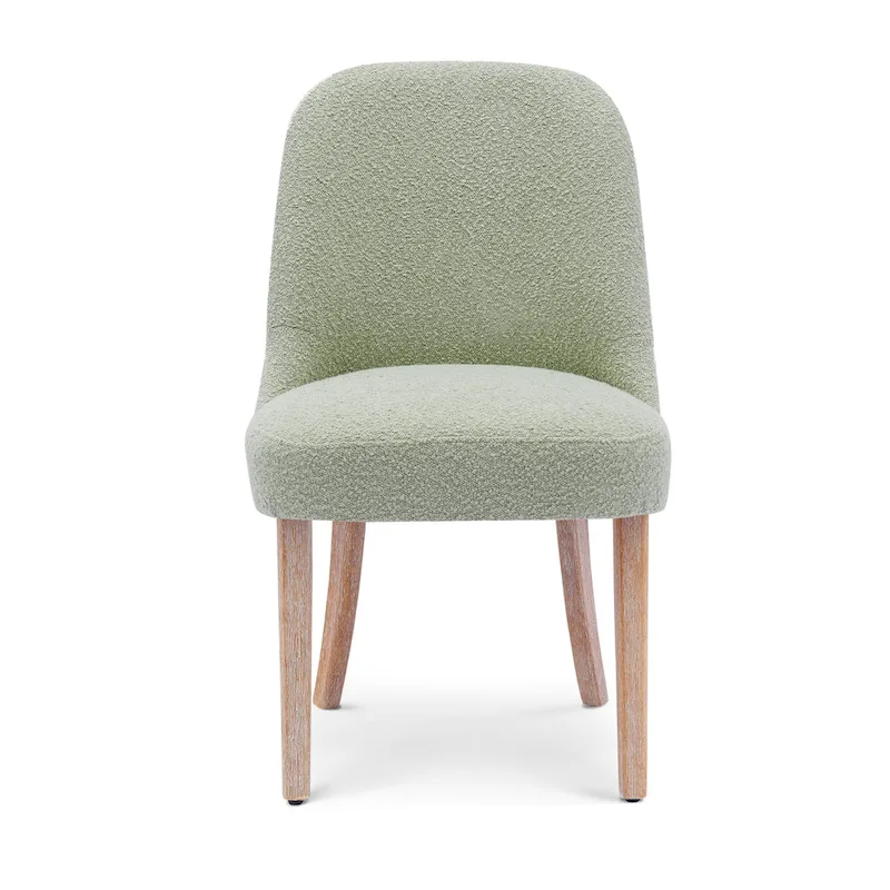 Water and Stain Resistant Boucle Polyester Side Chair