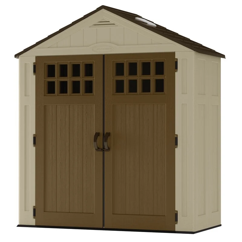 Everett Outdoor 6 ft. W x 3 ft. D Plastic Storage Shed