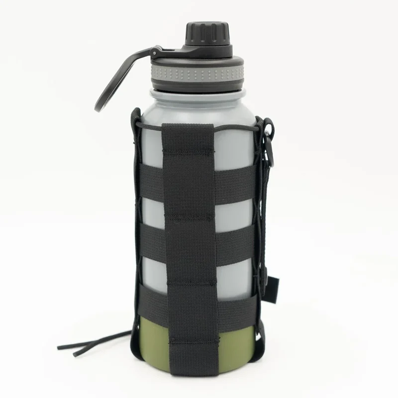 Steel Water Bottle Holster/Carrier, Nylon Webbing