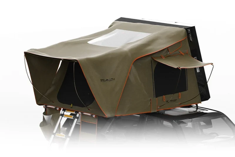 Stealth Hardshell Rooftop Tent, Aluminum, 3 Person, Black