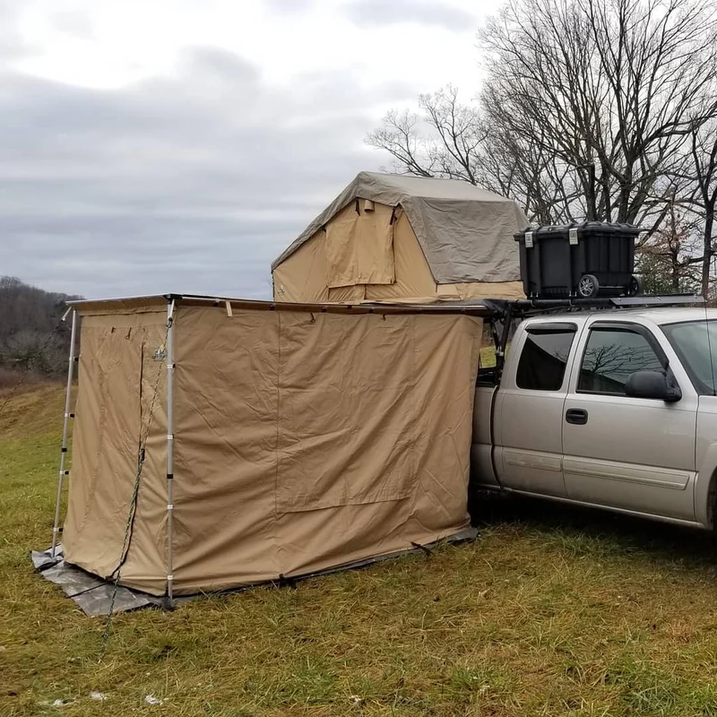 Awning Shelter Room w/ PVC Floor, 280G Material, 6.5'x8'
